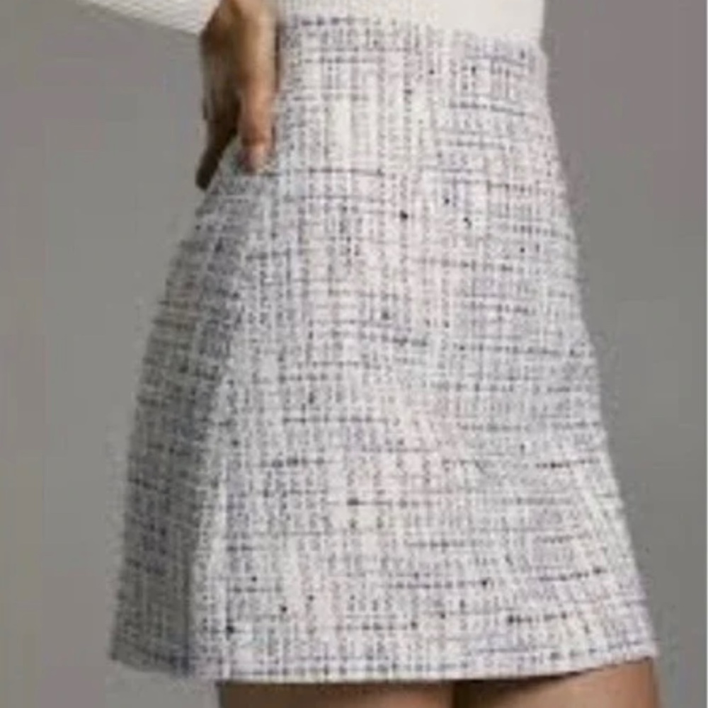 Babaton Purple Tweed Skirt